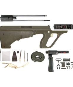Original Malaysian Steyr AUG 5.56x45 Kit RH Bullpup Rifle Parts Kit w/ Cleaning Kit, Trigger Pack - Surplus - Good Condition